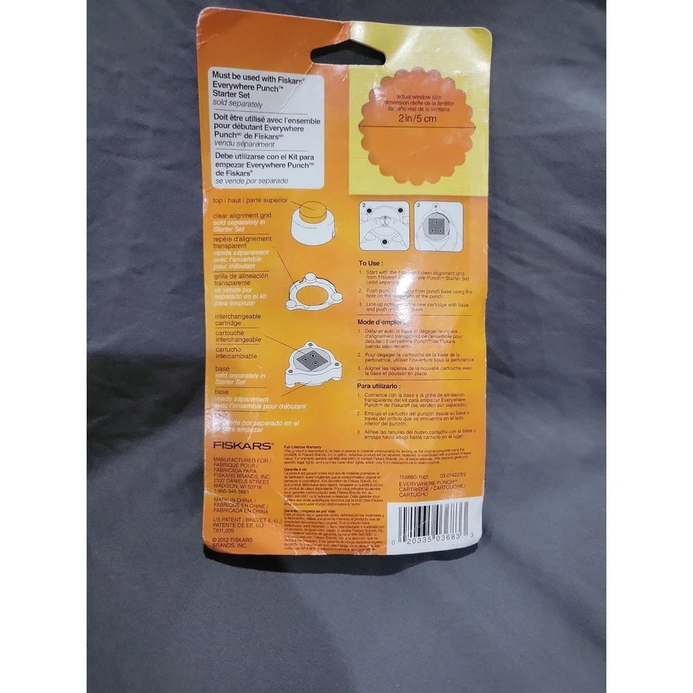 Fiskars Everywhere Punch, Scalloped Circle 2